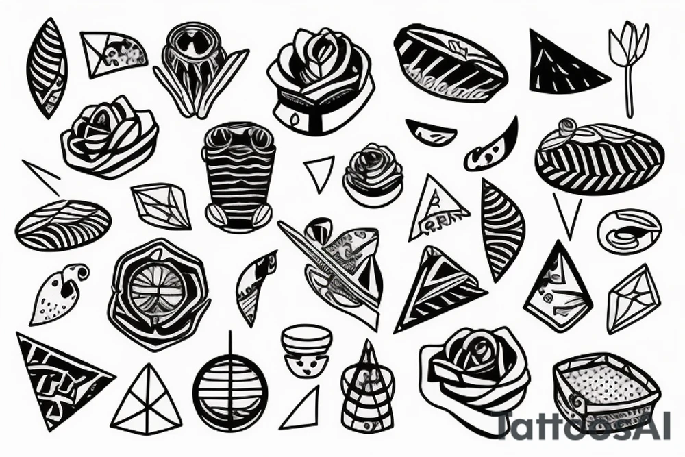 Pies łapa tattoo idea