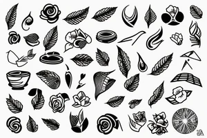 Pies łapa tattoo idea