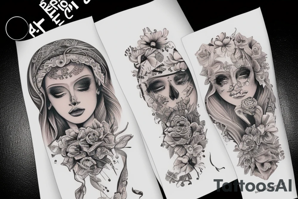 Śmierć tattoo idea