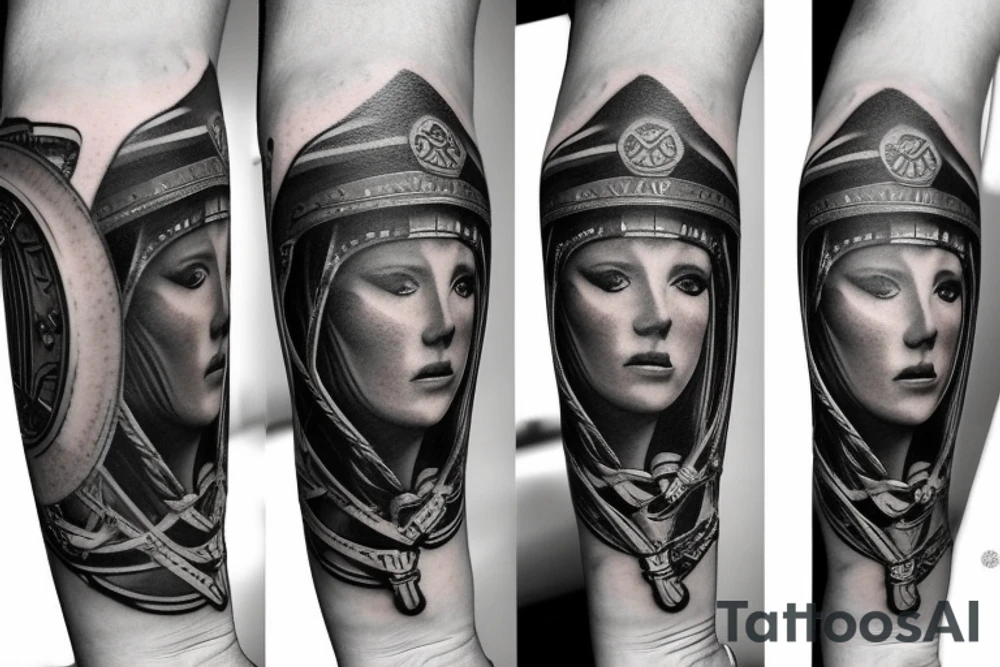 gladiator tattoo idea