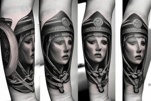 gladiator tattoo idea