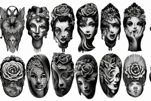 Antic sculpture tattoo idea