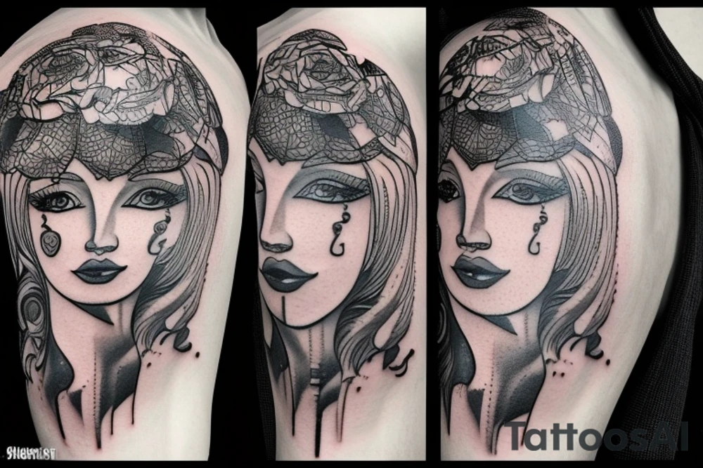 Antic sculpture tattoo idea