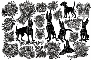 doberman tattoo idea