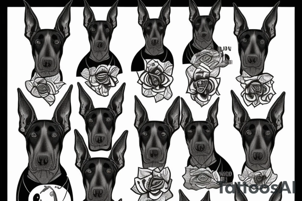 doberman tattoo idea