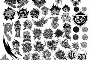 Black clover tattoo idea