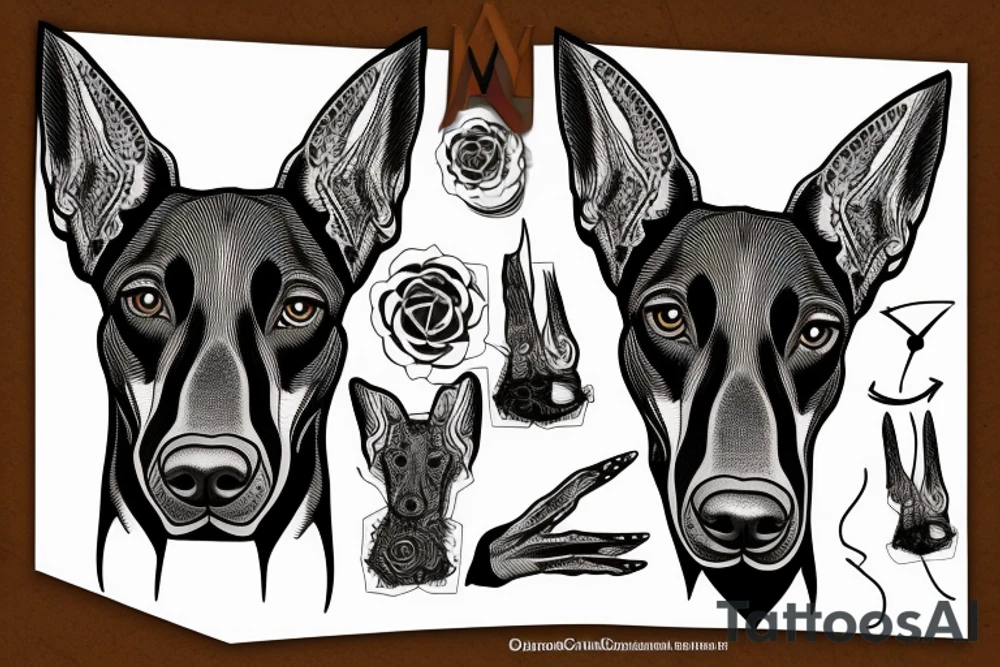 doberman tattoo idea
