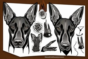 doberman tattoo idea