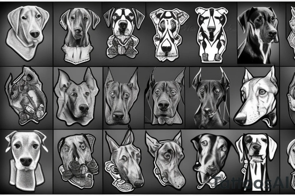 doberman tattoo idea