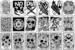 Pies łapa tattoo idea