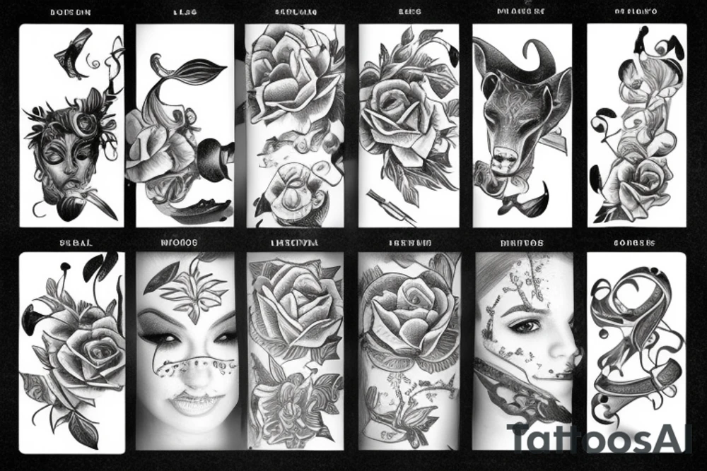 Wilk w lesje tattoo idea