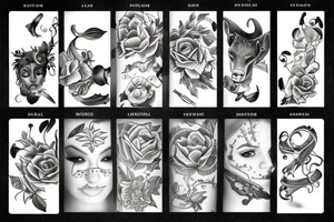 Wilk w lesje tattoo idea