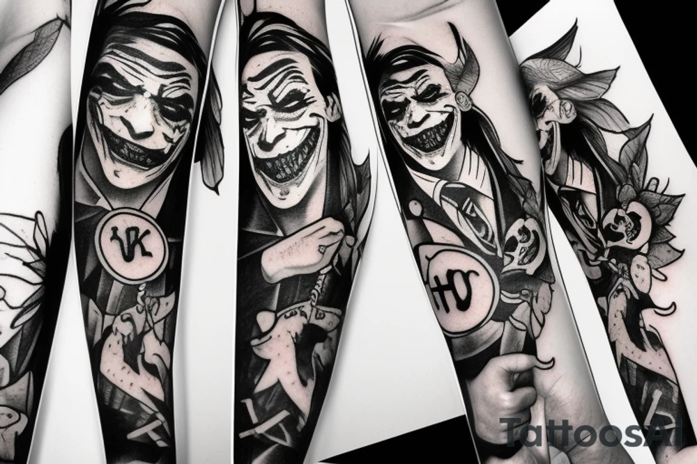 Joker ha ha ha tattoo idea