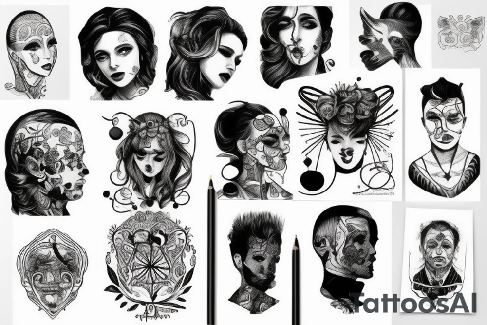 Paweł świdnicki portrait tattoo idea