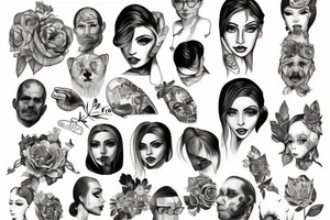 Paweł świdnicki portrait tattoo idea