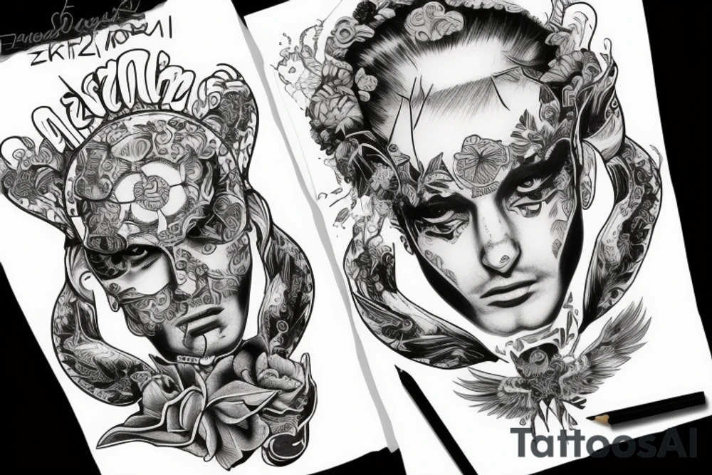 Polish rapper zeamsone tattoo idea