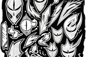 lightning tattoo idea
