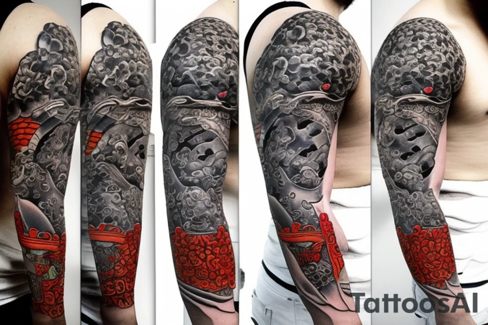samurai frog tattoo idea