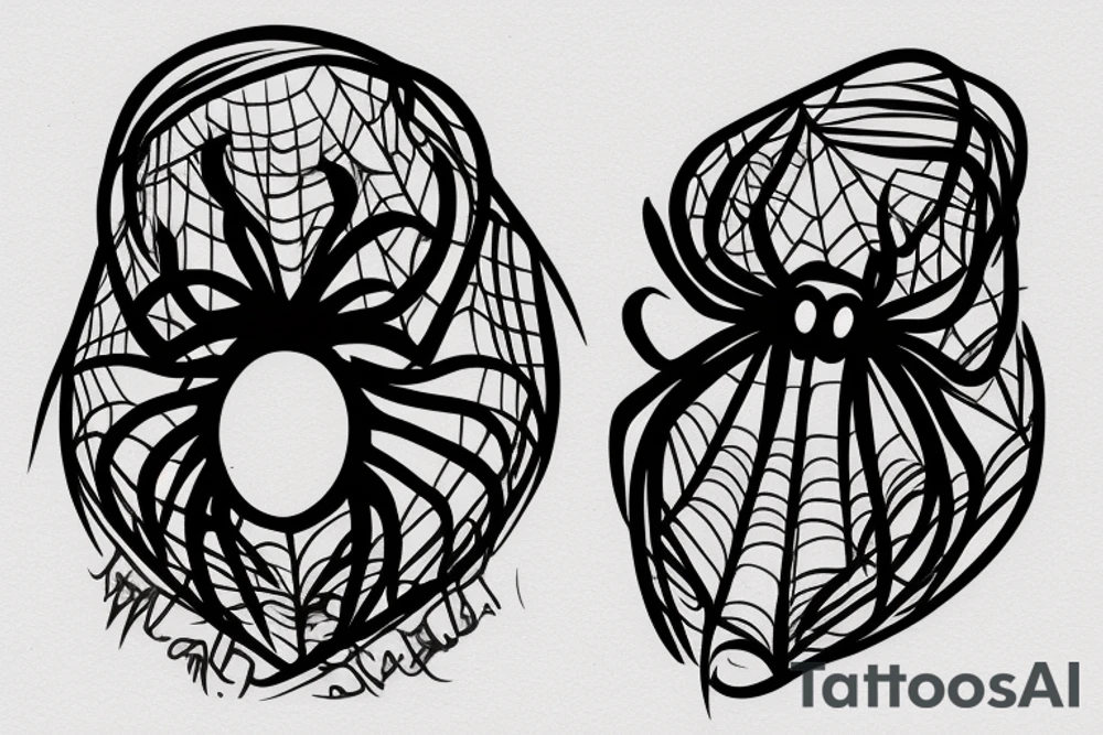 Tattoo which will match to spider and net on elbow tattoo idea