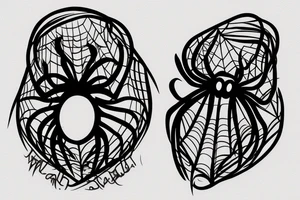 Tattoo which will match to spider and net on elbow tattoo idea