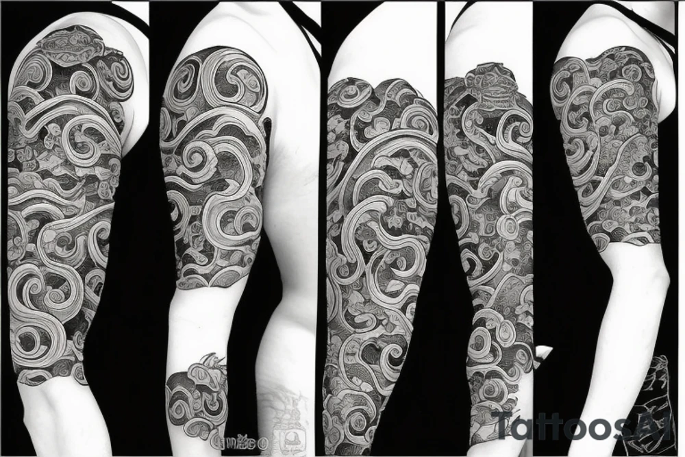 samurai frog tattoo idea