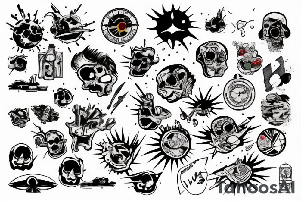 Wietnam,atomic bomb tattoo idea