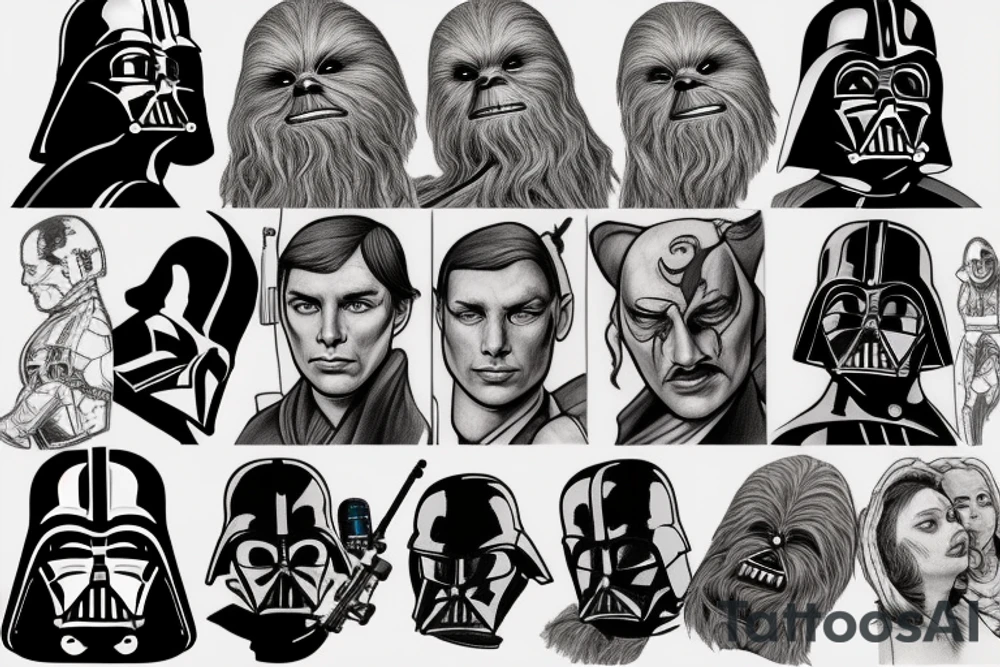 Star wars character tattoo idea