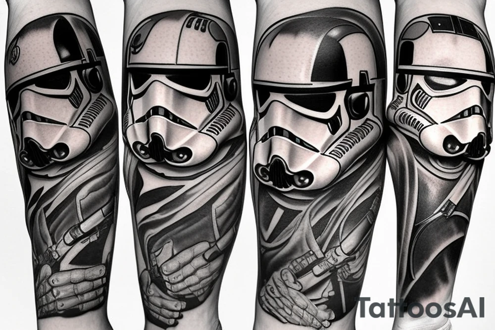 Star wars character tattoo idea