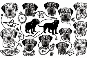 Labrador tattoo idea