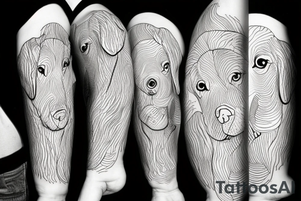 Labrador tattoo idea