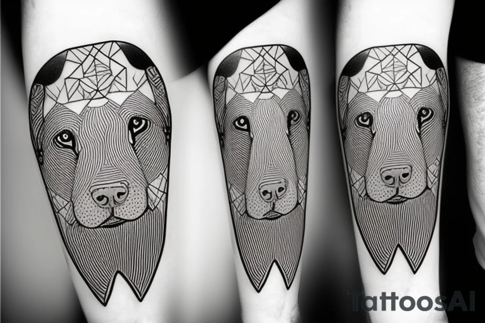 Labrador tattoo idea