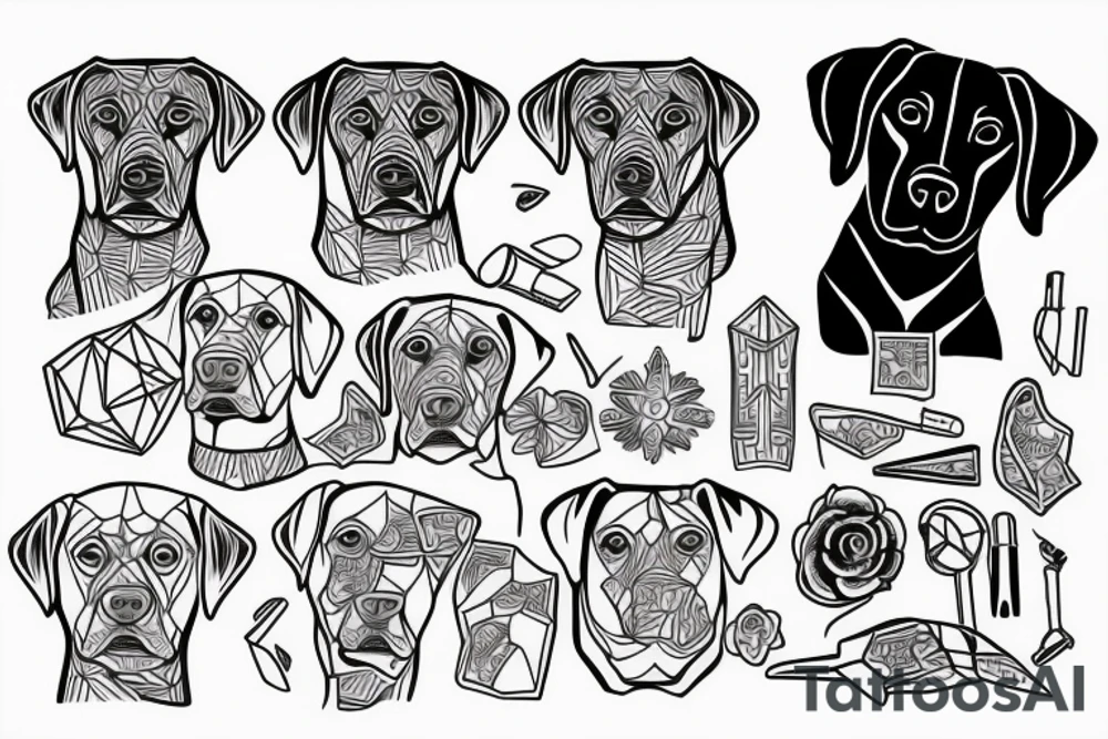 Labrador tattoo idea
