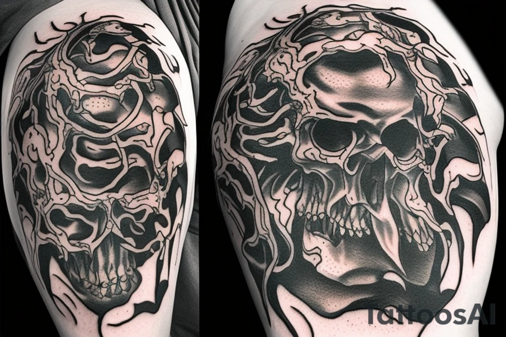 rage hades in underground world tattoo idea
