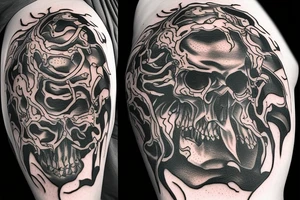 rage hades in underground world tattoo idea