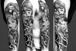 Japan monkej god , 3d , tattoo idea