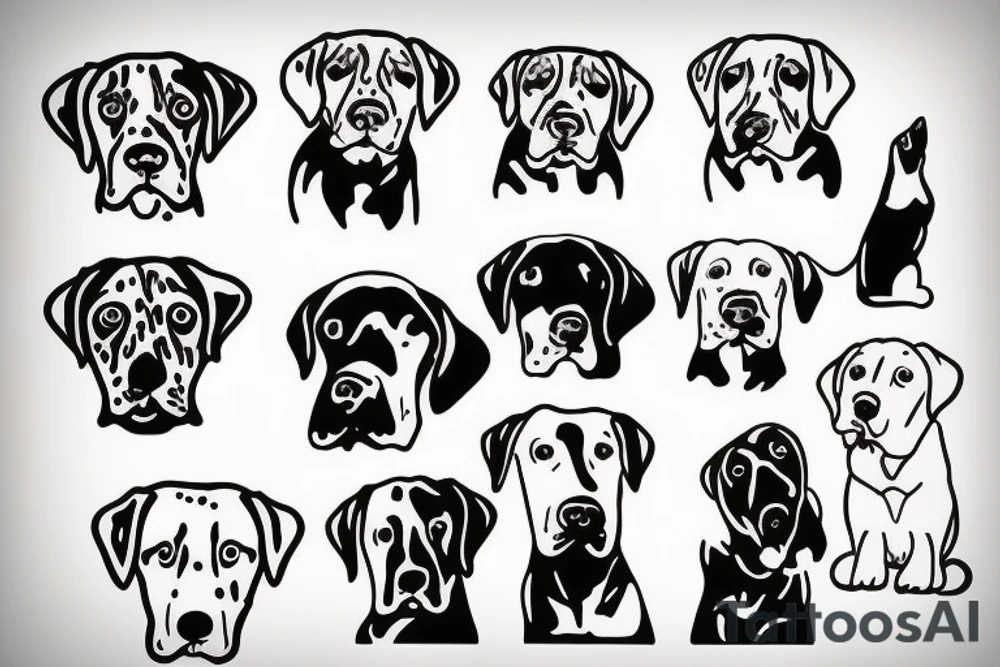 Labrador tattoo idea