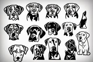 Labrador tattoo idea