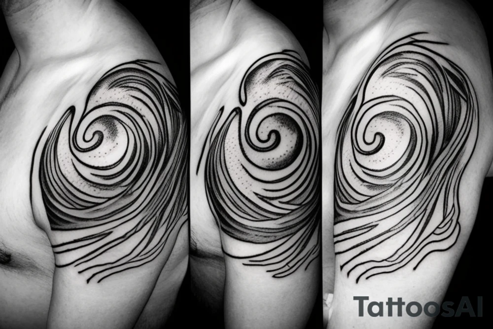 One Cloud with light, going from this cloud tattoo idea