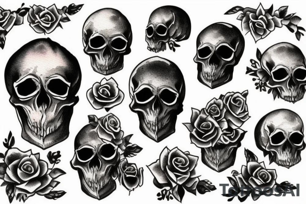 skull tattoo idea
