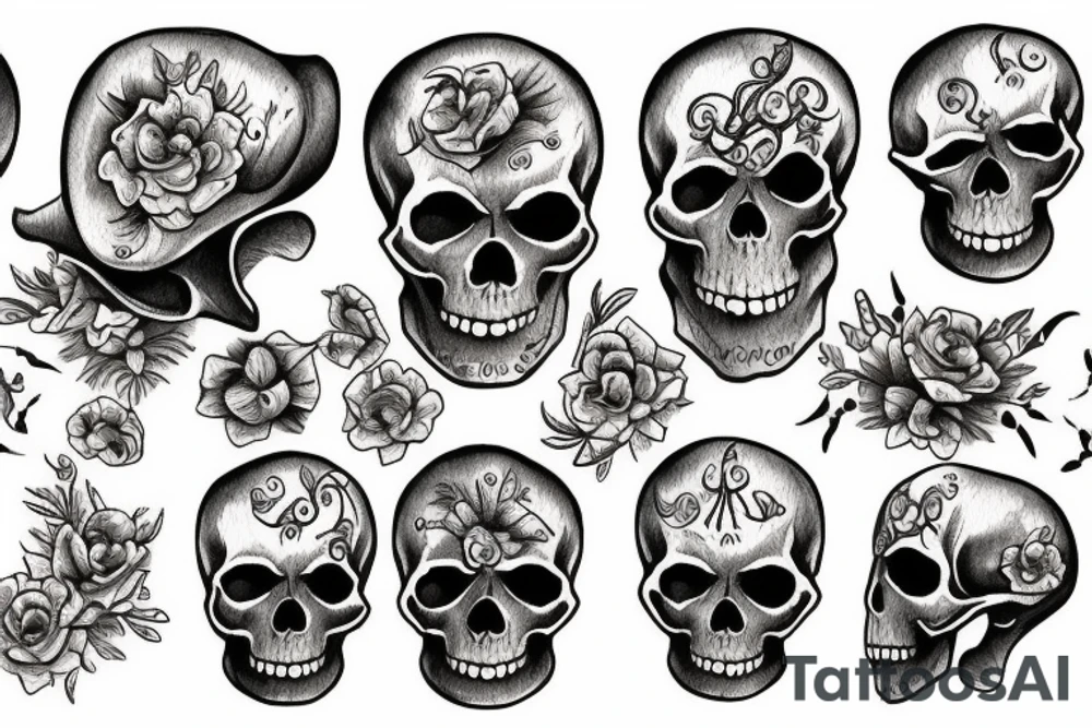 skull tattoo idea