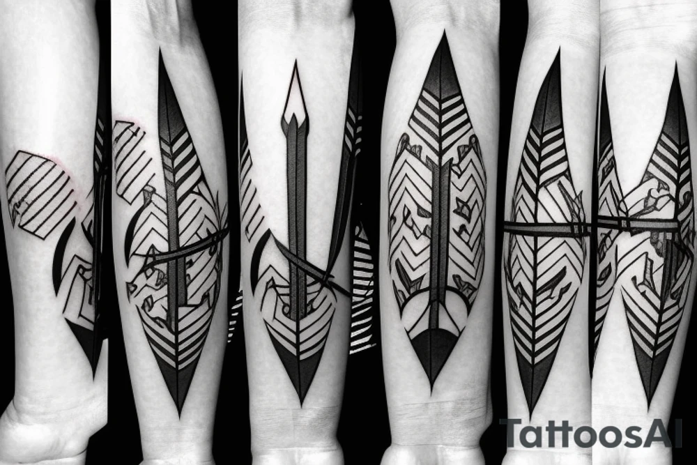 japanese candles stock arrow up down tattoo idea
