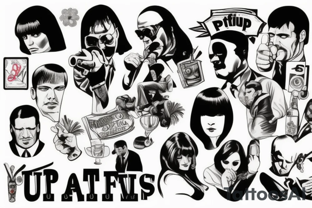 pulp fiction tattoo idea