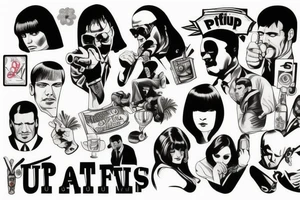 pulp fiction tattoo idea