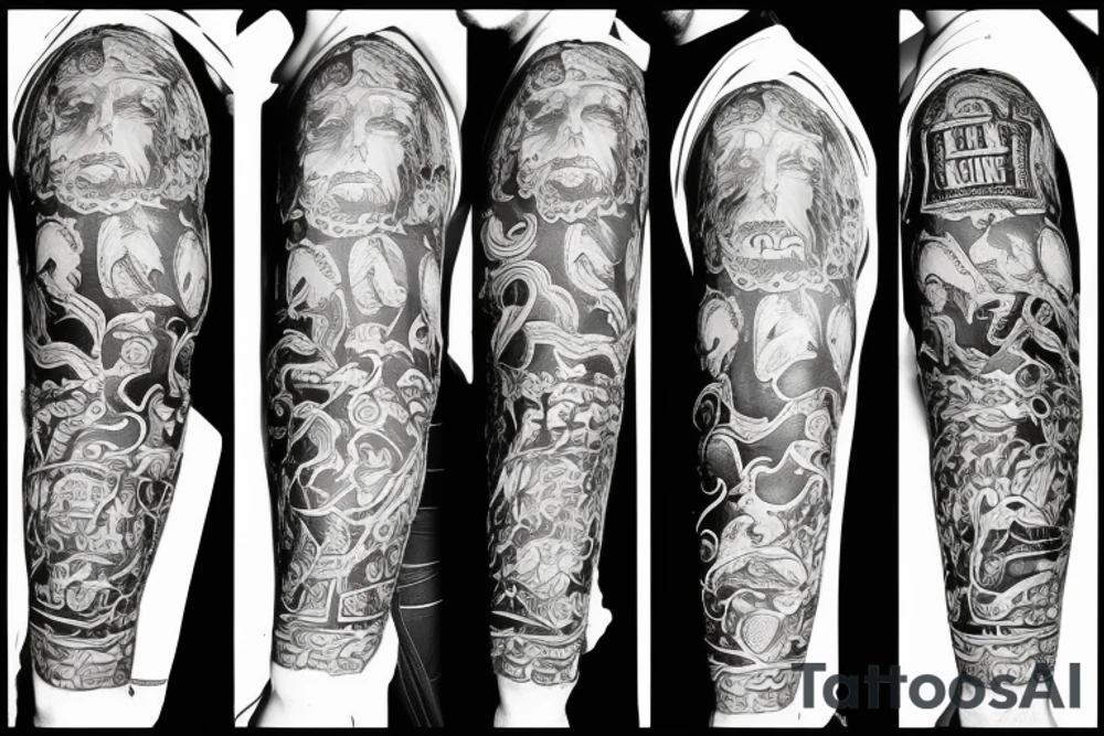 King lion tattoo idea