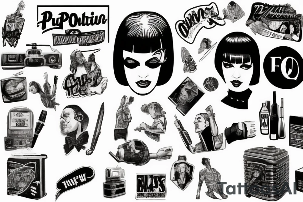 pulp fiction tattoo idea