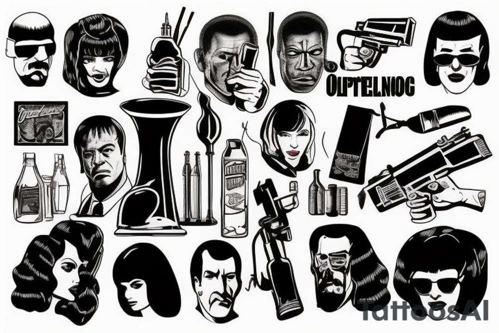 pulp fiction tattoo idea