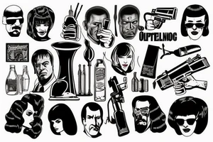 pulp fiction tattoo idea
