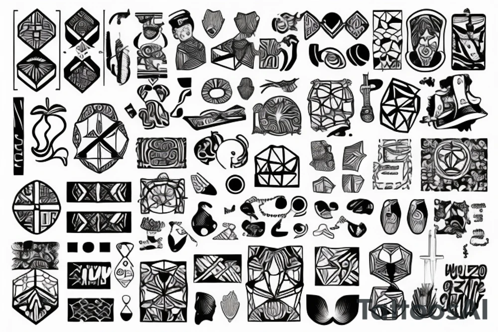 Zwierzęta tattoo idea