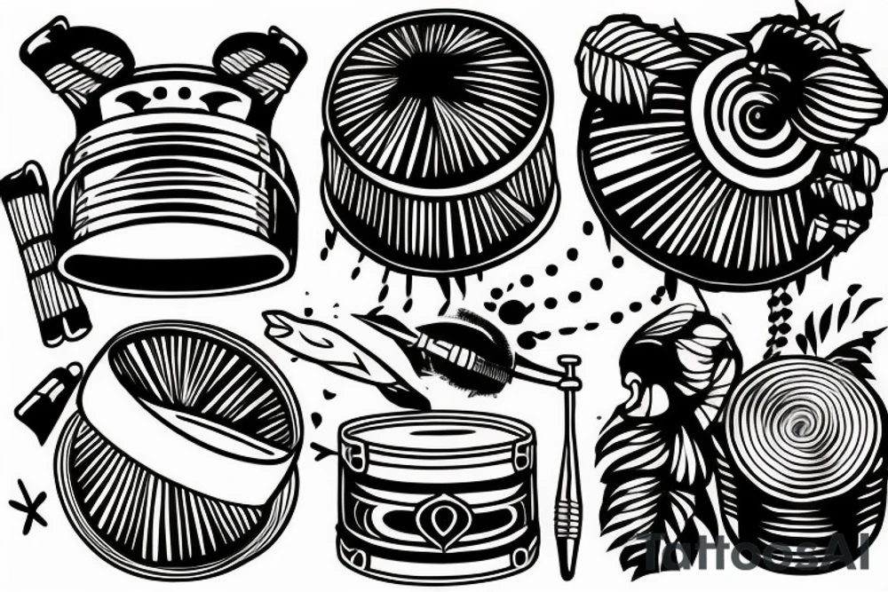 Snare drum tattoo idea