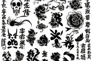 chinese style tattoo idea